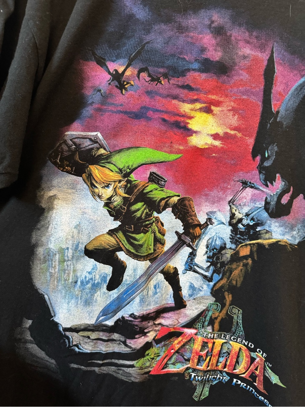 The Legend of Zelda Twilight Princess 2012 Y2K short sleeve graphic t-shirt - Picture 2 of 4